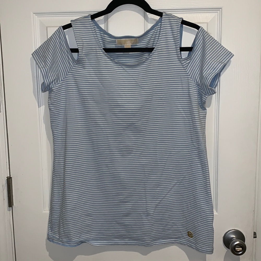 Michael Kors cold shoulder top